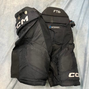 Black Junior Small CCM Jetspeed ft6 Hockey Pants (Used)