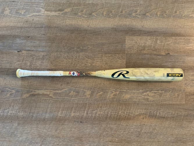 2025 Rawlings Icon Composite BBCOR Certified Bat (-3) 30 oz 33" (Used)
