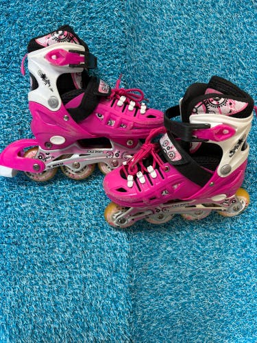 Kid's Scale Sports Inline Skates | Adjustable Size 31-34 (Used)