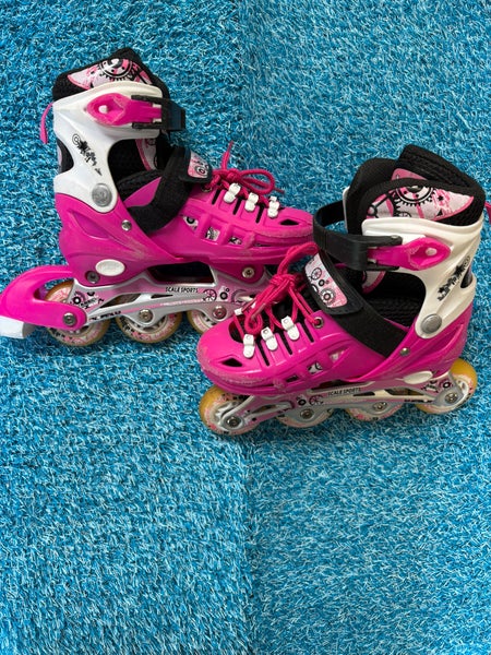 Kid's Scale Sports Inline Skates | Adjustable Size 31-34 (Used)