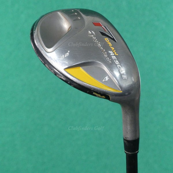 TaylorMade r7 Draw Rescue 22 Hybrid 4 Iron Factory REAX 55 Graphite Stiff
