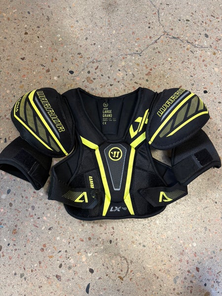 Large Junior Warrior Alpha LX 40 Shoulder Pads (Used)