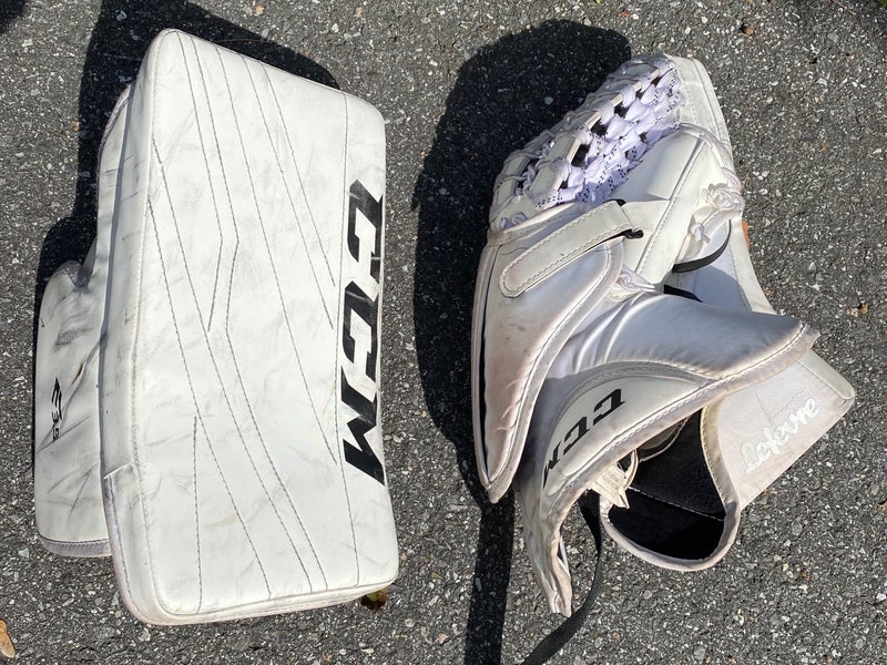 CCM Eflex 3.5 Goalie Glove & Blocker – Regular Hand Excellent Condition – Used