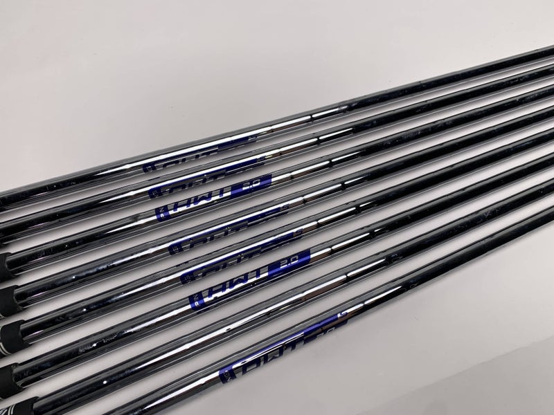 Ping AWT 2.0 Stiff Steel Iron Set of 8 Shafts 34.50''-37.75''- Pull 0.355