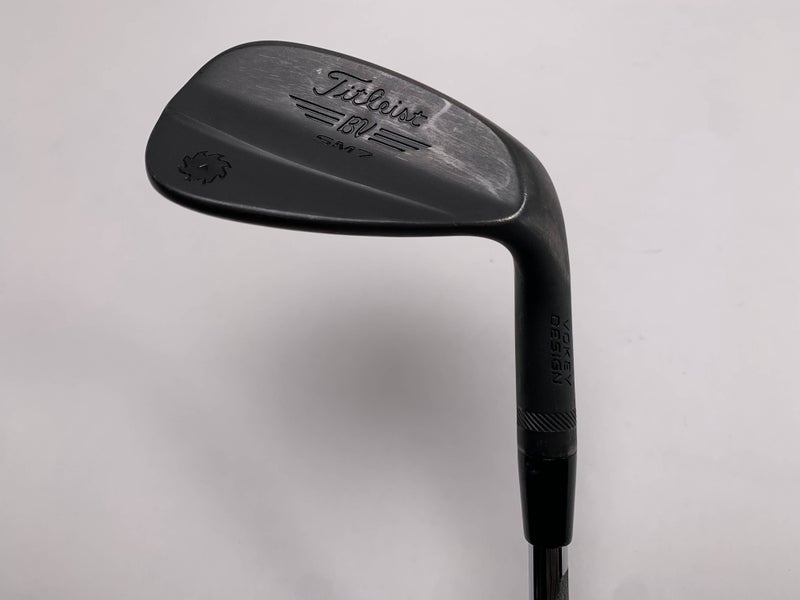 Titleist Vokey SM7 Jet Black Gap Wedge GW 50* 8 F-Grind KBS Tour Stiff RH