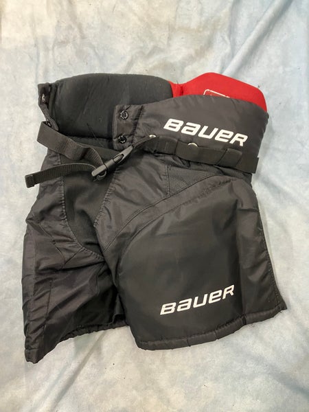 Black Youth Small Bauer Vapor Lil Rookie Hockey Pants (Used)