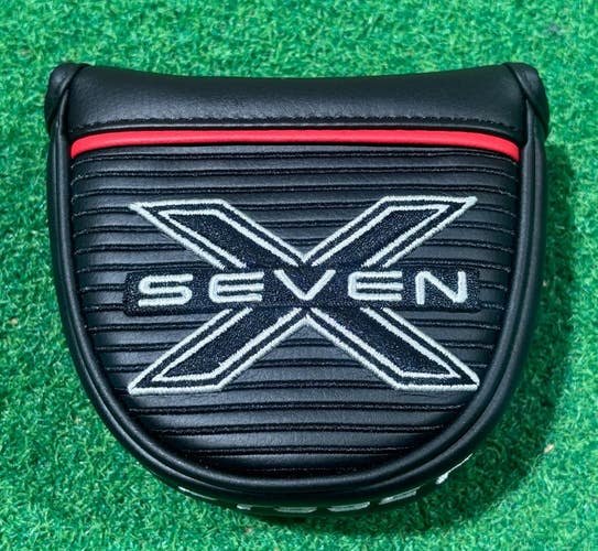 ODYSSEY Red Milled Seven X Mallet Putter Headcover - Used