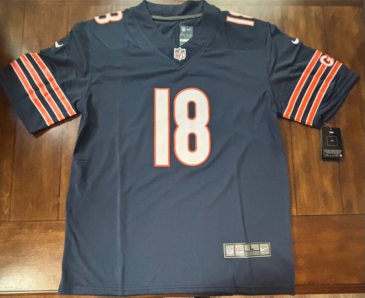 Chicago Bears Caleb Williams #18 Jersey Adult Large Navy Stitched New With Tags