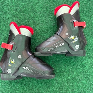 Kid's Nordica Super 0.1 Ski Boots (Used) | Mondo 20.5 (242mm)