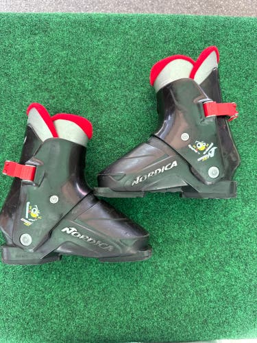 Kid's Nordica Super 0.1 Ski Boots (Used) | Mondo 20.5 (242mm)
