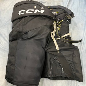 Black Senior Large CCM Tacks AS-V Pro Hockey Pants (Used)