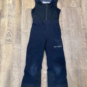 Black Spyder Insulated Ski Pants | Youth Size 6