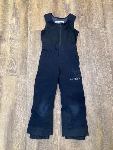Black Spyder Insulated Ski Pants | Youth Size 6
