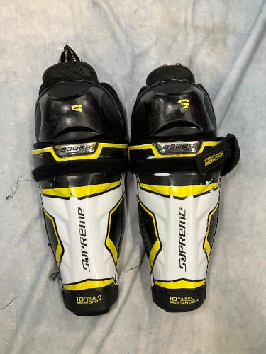 Junior Bauer Supreme 2S Shin Pads 10" (Used)