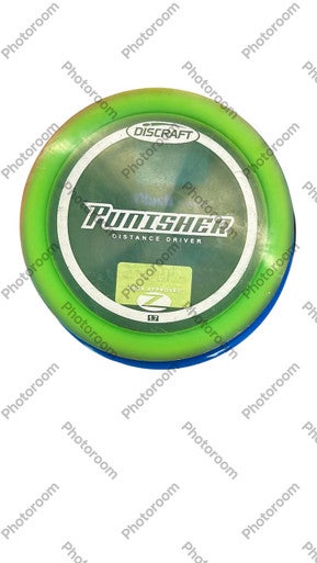 Used Discraft PUNISHER Disc Golf Driver Green 10299-S000301303