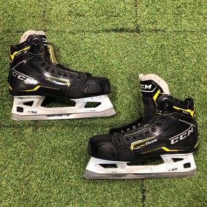 Senior CCM Super Tacks 9380 Hockey Goalie Skates Regular Width 8.0 (Used)