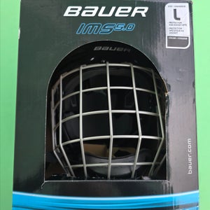 New Black Large Bauer IMS 5.0 Helmet