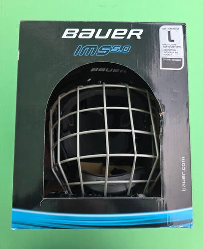New Black Large Bauer IMS 5.0 Helmet