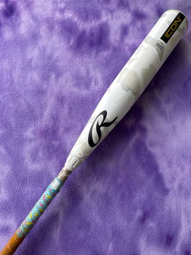 2025 Rawlings Icon Composite Bat USSSA Certified (-5) Composite 26 oz 31" (Used)