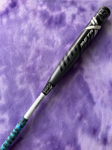 Black 2022 Louisville Slugger Meta Composite Bat (-10) Composite 22 oz 32" (RATTLE)
