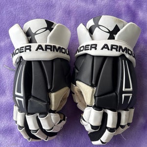 Black Under Armour Command Pro Lacrosse Gloves 12" (Used)