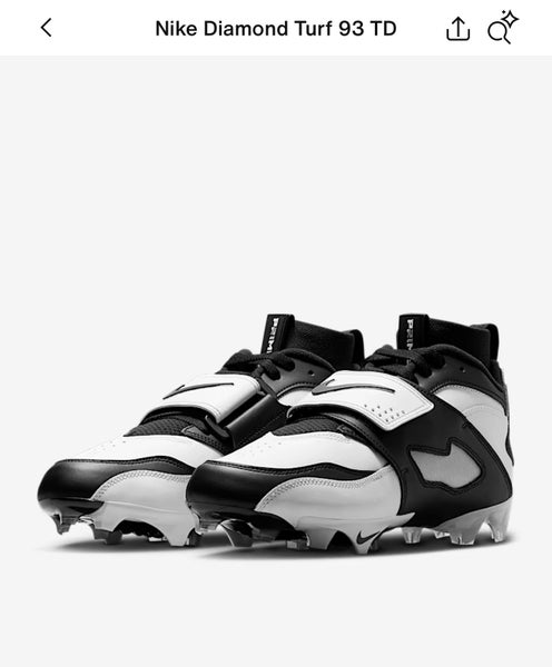 Men's Size M 11.5 (W 12.5) Nike Mid Top Molded Cleats (Used)