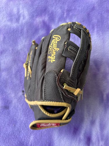 Brown Rawlings Highlight Series RH Outfield Baseball Glove 11.5" (Used)