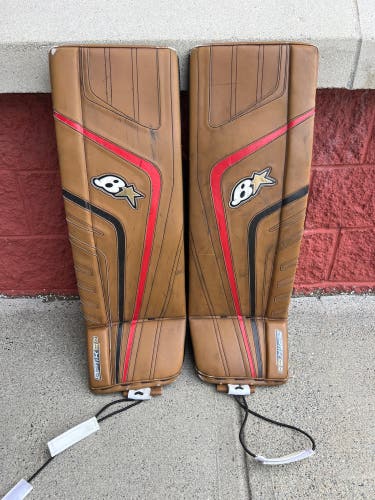 32"+1 Senior Brian's Optik 9.0 Goalie Leg Pads (Used)