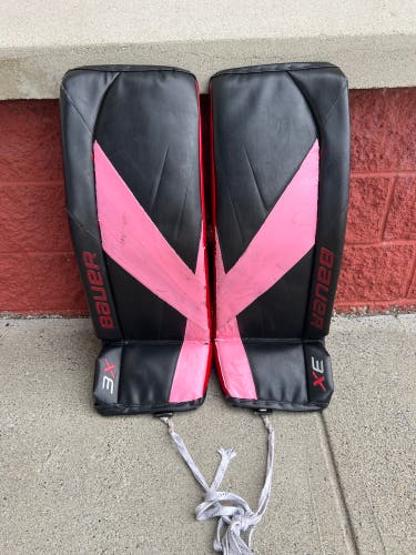 Senior Small Bauer Vapor 3X Goalie Leg Pads (Used)