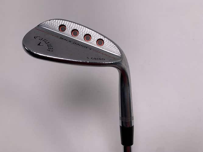 Callaway Mack Daddy 4 Chrome Gap Wedge GW 52* 10 Bounce S-Grind DG S200 Mens RH