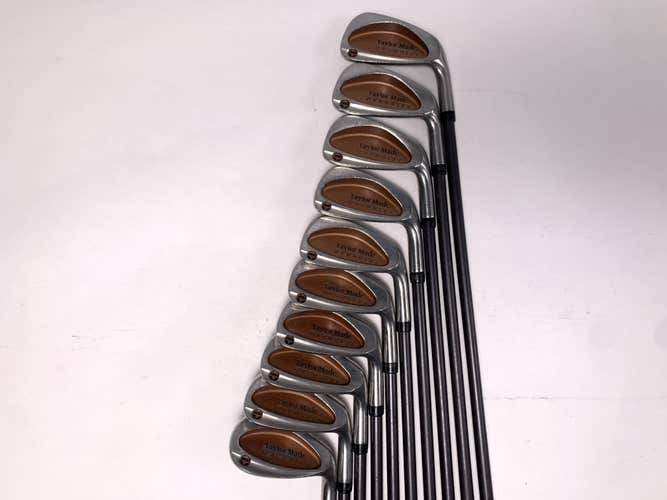 TaylorMade Burner Oversize Iron Set 3-PW+GW+SW Bubble S-90 Plus Mens RH
