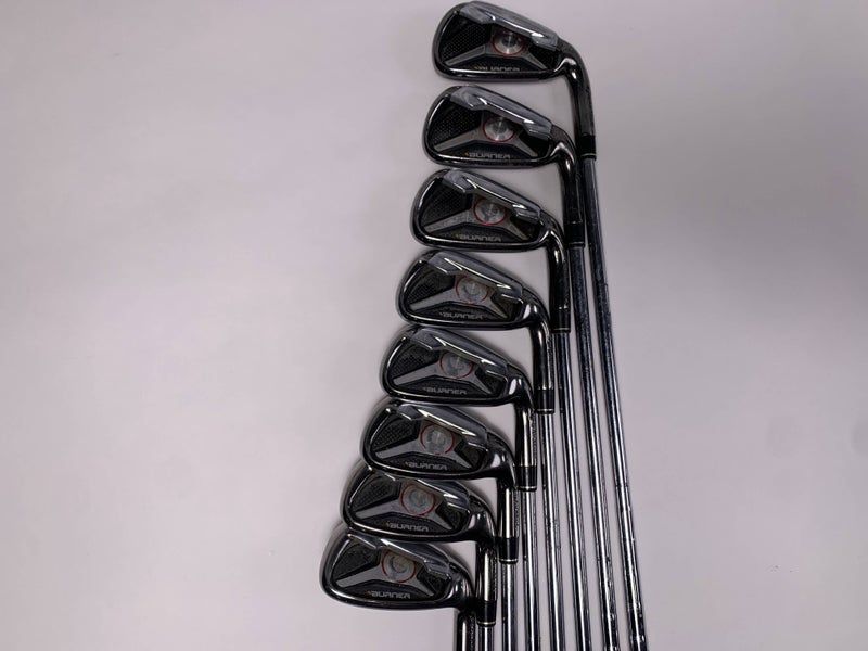 TaylorMade Burner 2009 Iron Set 3-PW Burner Superfast Stiff Steel Mens RH