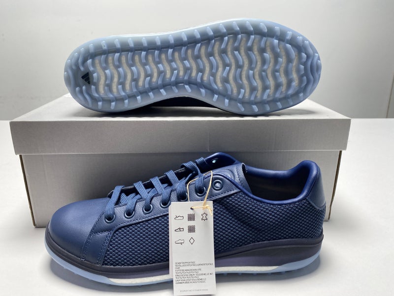 Adidas Go-To Spikeless 1Waterproof Golf Shoes Navy Men's SZ 9.5 (H03678)