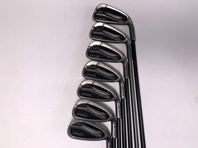 Ping G25 Iron Set 4-9+GW Black Dot TFC 189 Regular Graphite Mens RH