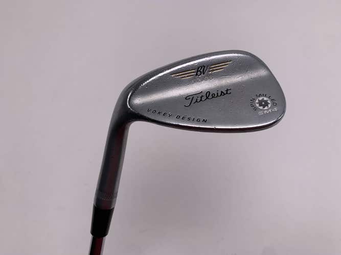 Titleist Vokey Spin Milled SM4 Chrome Gap Wedge GW 52* 8 Wedge Steel Mens LH