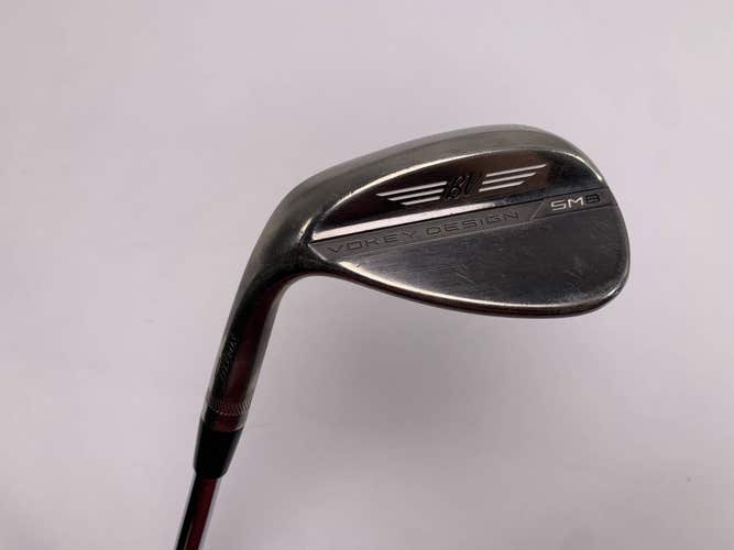 Titleist Vokey SM8 Brushed Steel Lob Wedge LW 60* 10 S-Grind Wedge Steel Mens LH