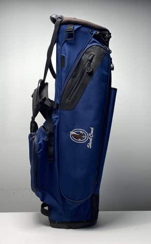 Taylormade Flex Tech Lite Stand Bag Blue 4-Way Divide Dual Strap Golf Bag