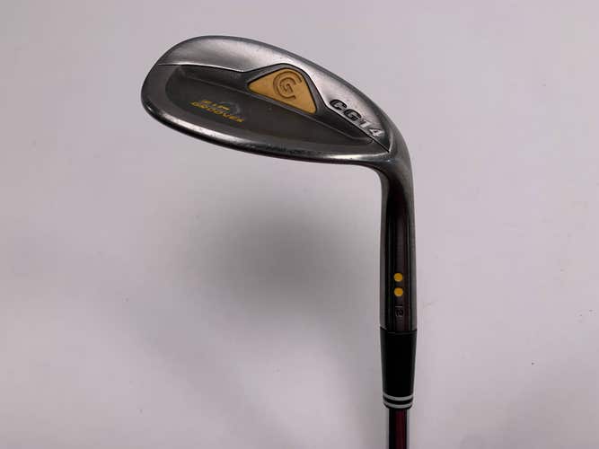 Cleveland CG14 Gunmetal Lob Wedge LW 58* 12 Bounce Traction Wedge Steel Mens RH