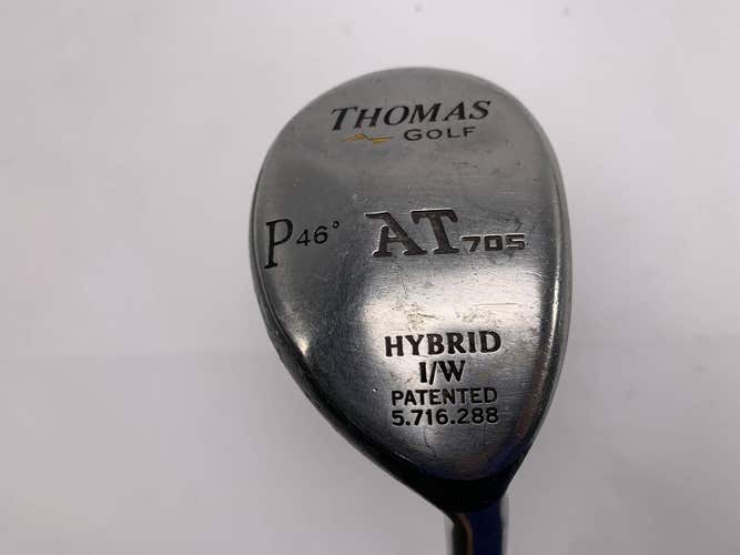 Thomas AT 705 Hybrid Pitching Wedge PW 46* Thomas Golf Senior Graphite Mens RH