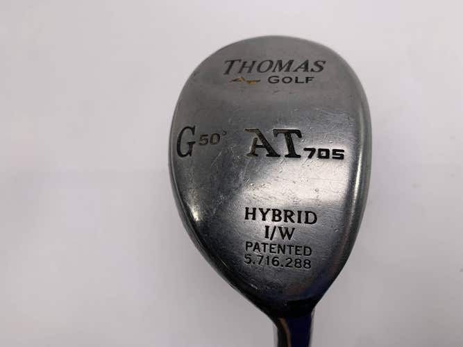 Thomas Golf AT 705 Hybrid Gap Wedge GW 50* Senior Graphite Mens RH Midsize Grip