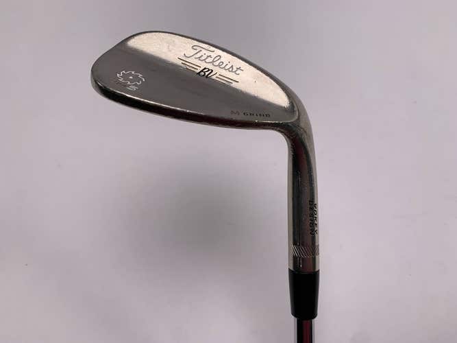Titleist Vokey SM5 Gold Nickel Sand Wedge SW 56* 10 M-Grind Wedge Steel Mens RH