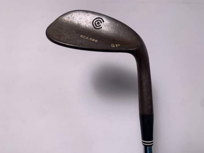 Cleveland 588 Raw Gap Wedge GW 51* Wedge Steel Mens RH