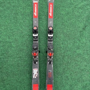 Nordica Dobermann GSJ Skis With Marker Race TCX 10 Bindings (Used) | 136 cm