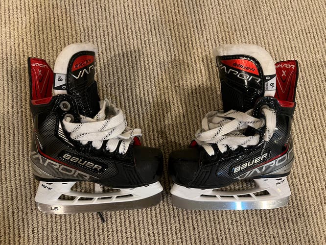 2018 Bauer LTX Pro+ Hockey Skates Regular Width 8 youth (Used)