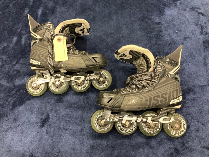 Senior Mission Inhaler DS6 Inline Skates Wide Width Size 8 (Used)
