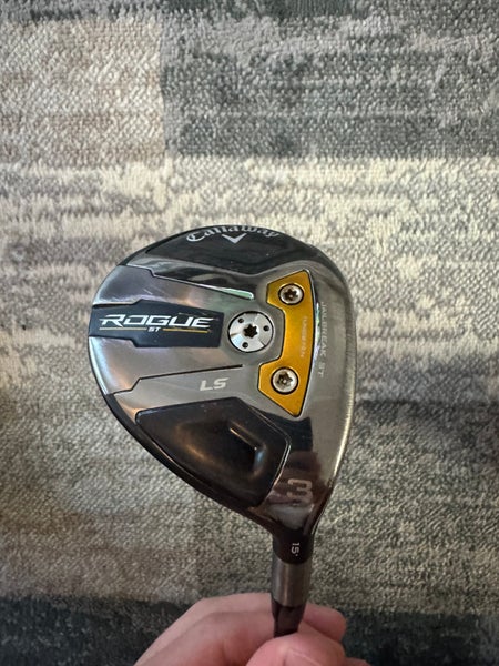 Men's Callaway Rogue ST LS Right Handed Fairway Wood Extra Stiff Flex 3 Wood (Used)