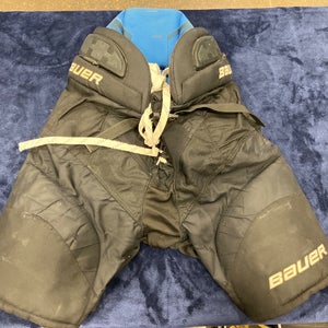 Black Senior Medium Bauer Nexus 1000 Hockey Pants (Used)