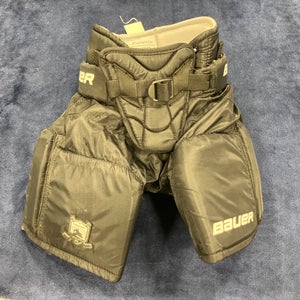 Black Youth Large Bauer Prodigy Hockey Goalie Pants (Used)