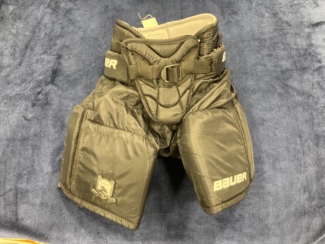 Black Youth Large Bauer Prodigy Hockey Goalie Pants (Used)