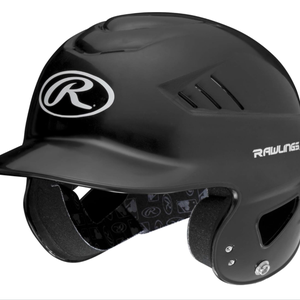 Rawlings COOLFLO Baseball Batting Helmet 6 1/2" - 7 1/2" One Size Fits Most. Black